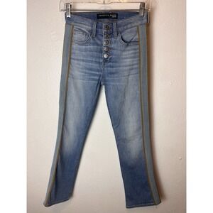 Veronica Beard High Rise Jeans Size 00/24 Carolyn Baby Boot Amsterdam 371